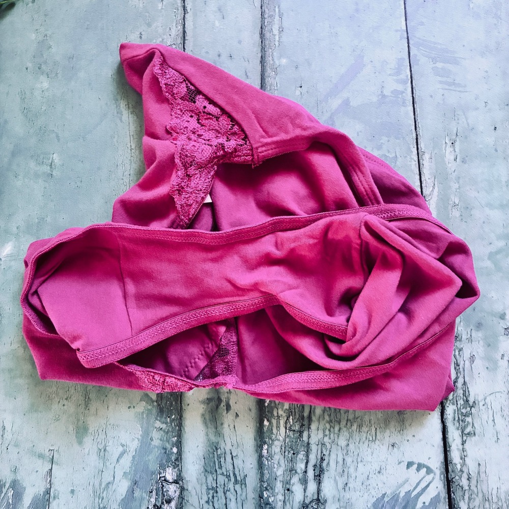 NWT Cacique Cotton Lace Trim Panty Bundle Blue Pink 2 Pack Size 18/20 - Picture 10 of 10